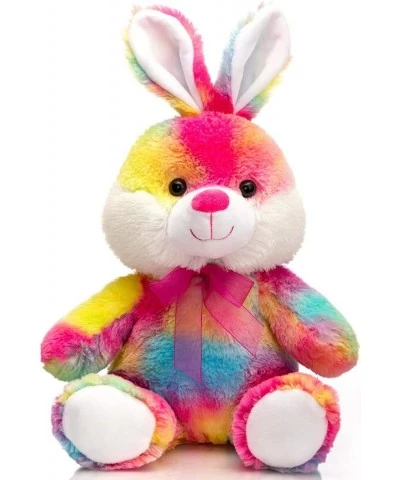 HollyHOME Easter Bunny Stuffed Animal Tie-Dye Rabbit Plush Toys for Kids Multi-Color $31.81 Stuffed Animals & Teddy Bears