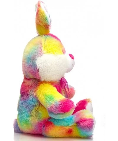 HollyHOME Easter Bunny Stuffed Animal Tie-Dye Rabbit Plush Toys for Kids Multi-Color $31.81 Stuffed Animals & Teddy Bears