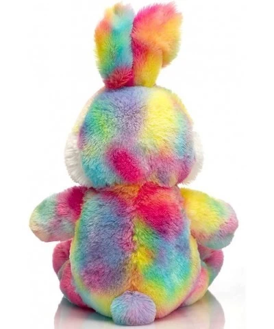 HollyHOME Easter Bunny Stuffed Animal Tie-Dye Rabbit Plush Toys for Kids Multi-Color $31.81 Stuffed Animals & Teddy Bears