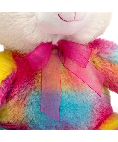 HollyHOME Easter Bunny Stuffed Animal Tie-Dye Rabbit Plush Toys for Kids Multi-Color $31.81 Stuffed Animals & Teddy Bears