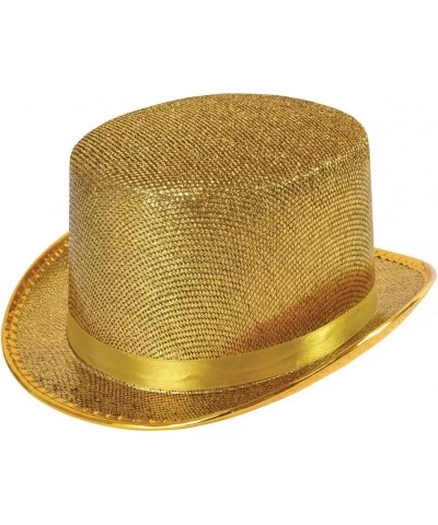 BH467 Gold Top Hat Cap Unisex-Adult One Size $29.66 Kids' Dress-Up Accessories