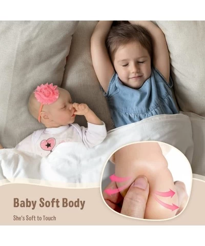 Lifelike Reborn Baby Dolls - 0-3 Months Baby Soft Body Realistic-Newborn Baby Dolls Real Life Baby Dolls with Feeding Kit & G...