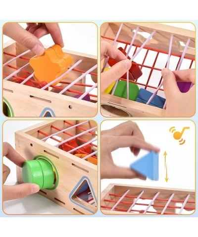 Wooden Shape Sorter Montessori Toys Age 1 2 3 Toddler Fine Motor Sorting Cube Developmental Educational Toys for 1 2 3 Year O...