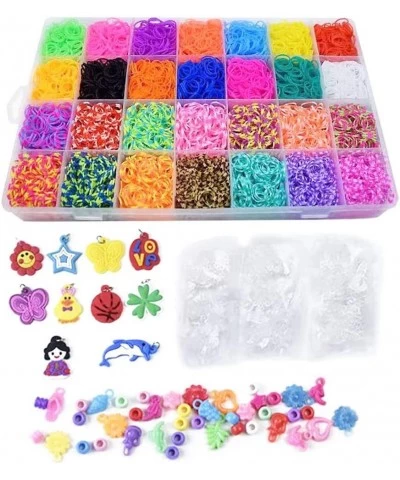 TUEPULL Colorful Rubber Band Bracelet Loom Refill Kit for Kids with Storage Case Box 10800+ pcs $17.08 Kids' Drawing & Writin...