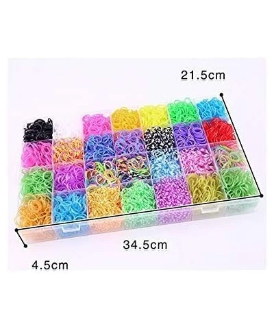 TUEPULL Colorful Rubber Band Bracelet Loom Refill Kit for Kids with Storage Case Box 10800+ pcs $17.08 Kids' Drawing & Writin...