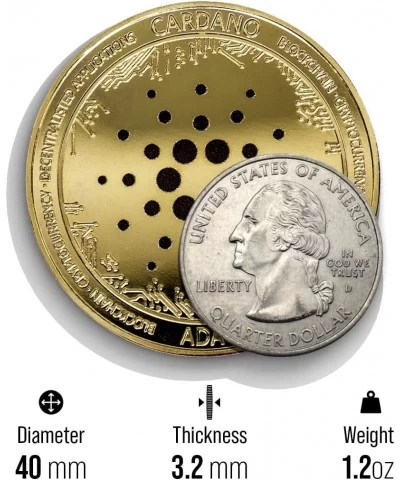 | Dogecoin (Doge) Physical Crypto Coin | Commemorative Cryptocurrency You Can HODL $25.03 Money & Banking Play Toys