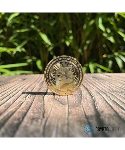 | Dogecoin (Doge) Physical Crypto Coin | Commemorative Cryptocurrency You Can HODL $25.03 Money & Banking Play Toys