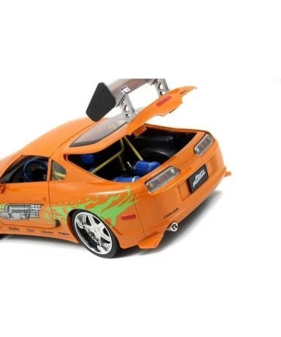 Fast & Furious 1:18 Toyota Supra Die-cast Car & 3" Brian Figure Toys for Kids and Adults $86.45 Action Figures