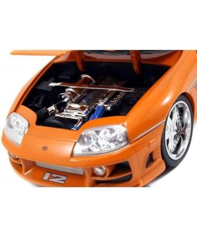 Fast & Furious 1:18 Toyota Supra Die-cast Car & 3" Brian Figure Toys for Kids and Adults $86.45 Action Figures