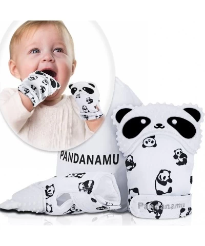 Baby Teething Mitten BPA-Free Panda Teething Mitts Teething Toy Infant Teether with Travel Bag(1 Pair) $16.05 Baby Teether Toys