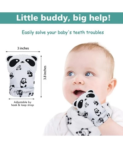 Baby Teething Mitten BPA-Free Panda Teething Mitts Teething Toy Infant Teether with Travel Bag(1 Pair) $16.05 Baby Teether Toys