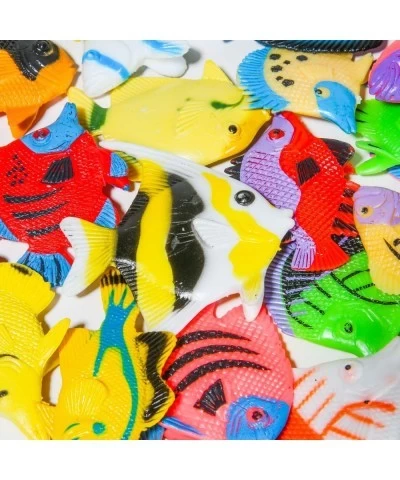 48 Pcs Toy Fish Tropical Fish Figure Play Set Plastic Sea Animals Themed Party Favors for Kids Toddlers Bath Toys (style 2) $...