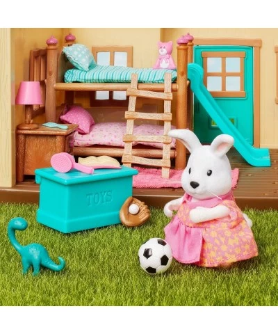 Hoppingoods Rabbit Family Set with Storybook $43.40 Kids' Play Animal Figures