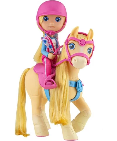 Horses Piper's Pony Tales | Piper and Spark | Doll and Horse Toy Set | 6" H x 6" L | Model 8504 Pink $34.74 Dolls