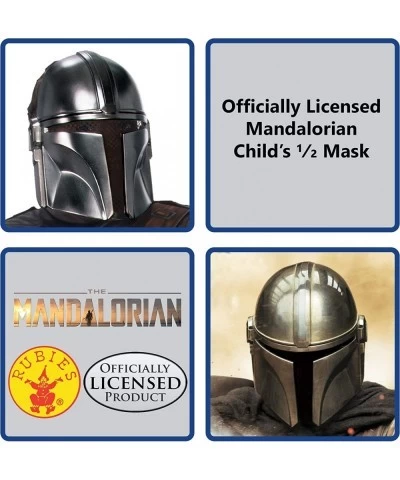 Star Wars The Mandalorian Beskar Armor Children's Half-Mask $44.03 Kids' Dress-Up Accessories