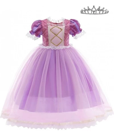 Princess Dress up Party Dress up Halloween Costumes Birthday Party with Headband for Toddler Girls $39.39 Kids' Costumes