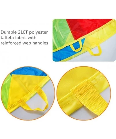 Parachute Play Parachute 10ft 12ft 16ft with 12 Handles 20ft 24ft with 16 Handles for Kids Cooperation Group Play $42.45 Flyi...