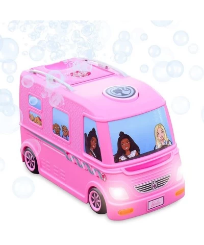 Barbie Dream Camper Bubble Machine | Vehicle Toy with Lights and Sounds for Kids | Bubble Solution Included - Sunny Days Ente...