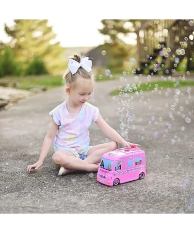 Barbie Dream Camper Bubble Machine | Vehicle Toy with Lights and Sounds for Kids | Bubble Solution Included - Sunny Days Ente...