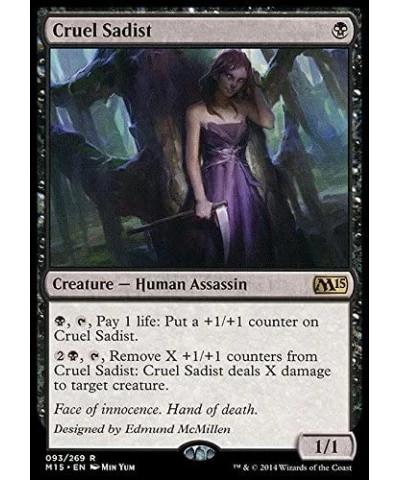 Cruel Sadist (093/269) - Magic 2015 - Foil $12.00 Card Games