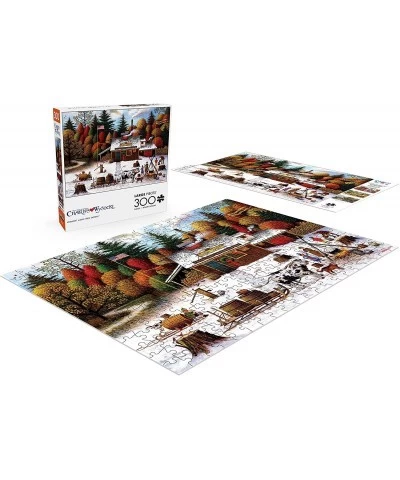 Charles Wysocki - Vermont Maple Tree Tappers - 300 Large Piece Jigsaw Puzzle $22.02 Jigsaw Puzzles