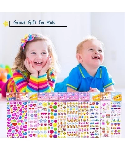 Kids Puffy Stickers for Toddlers - Stickers for Kids 1200 pcs Kids Stickers Variety Pack for Scrapbooking Journal Including A...