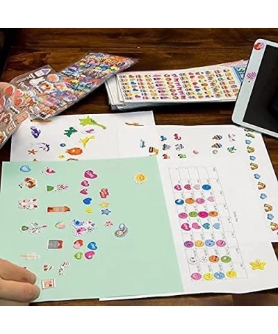 Kids Puffy Stickers for Toddlers - Stickers for Kids 1200 pcs Kids Stickers Variety Pack for Scrapbooking Journal Including A...