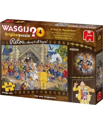 Toys Retro Wasgij Original 4 A Day to Remember for Ages 120 Multicolor 1000 $45.49 Jigsaw Puzzles