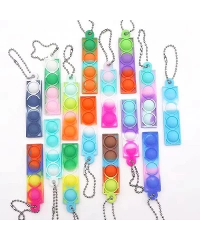 80 Pcs Mini Pop Keychain Fidget Toys Push Pop Bulk Keychain Toy Party Favors for Kids Pop Bubble Toys Pack Classroom Prizes f...