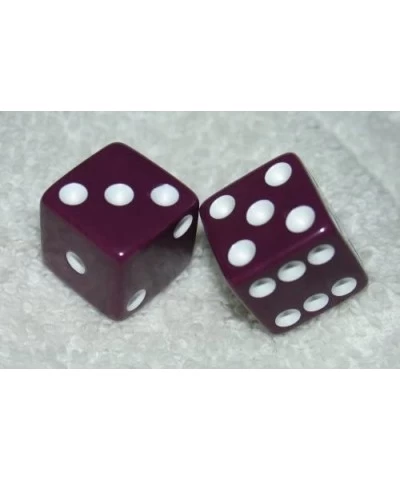 Purple Opaque Dice Pair $15.07 Game Accessories