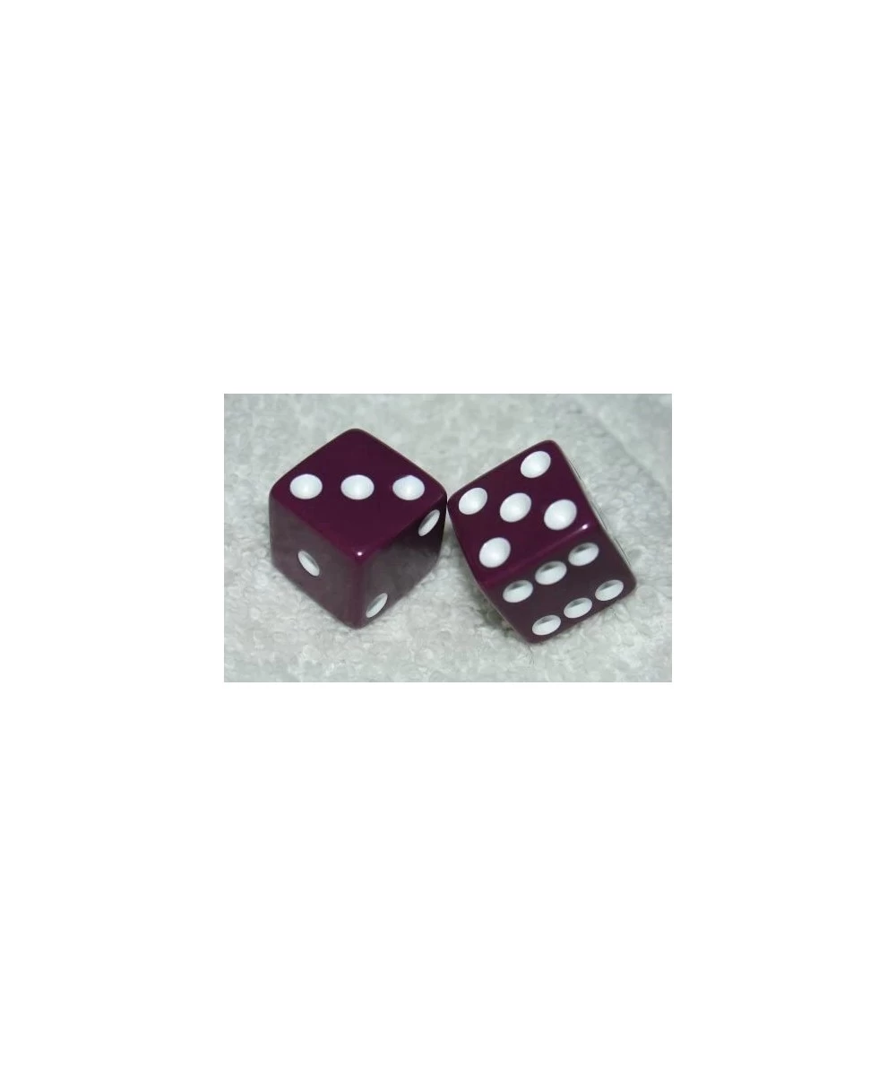 Purple Opaque Dice Pair $15.07 Game Accessories