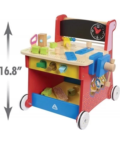 Wooden Activity Workbench Imaginative Play Hand Eye Coordination Physical Development Toys for Ages 18-36 Months Amazon Exclu...