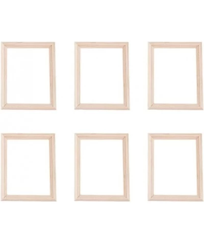 6Pcs Wooden Dollhouse Furniture Dollhouse Miniature Photo Frame DIY Dollhouse Furniture for Photo Props Doll House Decor $18....