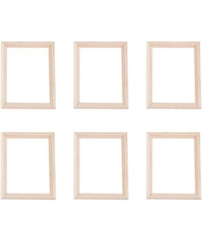 6Pcs Wooden Dollhouse Furniture Dollhouse Miniature Photo Frame DIY Dollhouse Furniture for Photo Props Doll House Decor $18....