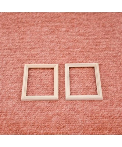 6Pcs Wooden Dollhouse Furniture Dollhouse Miniature Photo Frame DIY Dollhouse Furniture for Photo Props Doll House Decor $18....