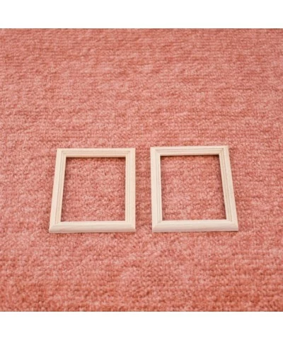 6Pcs Wooden Dollhouse Furniture Dollhouse Miniature Photo Frame DIY Dollhouse Furniture for Photo Props Doll House Decor $18....