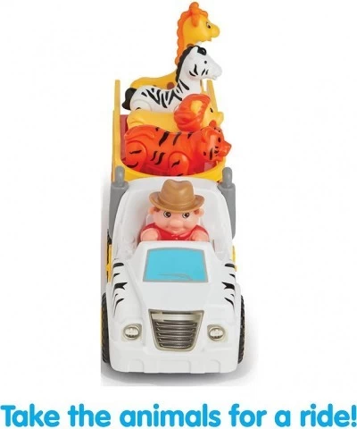 Animal Adventure Truck Animal Sounds Includes 4 Poseable Animals Promotes Language Skills for Children 12 Months and up Multi...