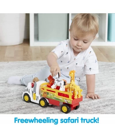 Animal Adventure Truck Animal Sounds Includes 4 Poseable Animals Promotes Language Skills for Children 12 Months and up Multi...