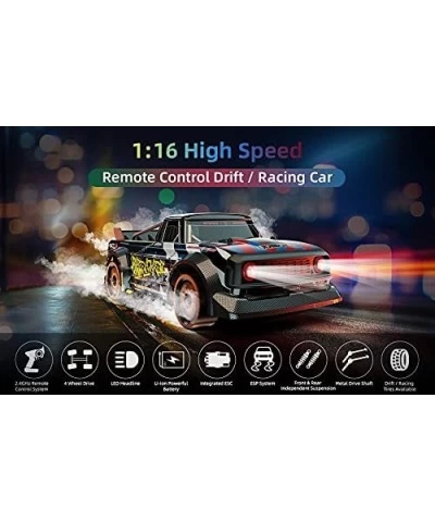 FMT UD1601 1:16 2.4Ghz 4WD 30KM/H High Speed RC Car Remote Control Drift Car Truck for Kids and Adults $116.06 Remote & App C...