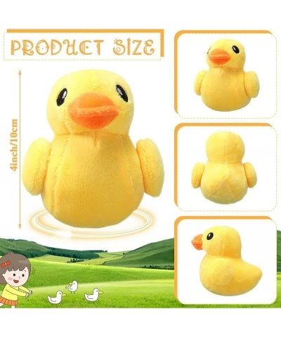 12 Pieces Stuffed Duck Plush Yellow Duck Stuffed Animal 4 Inches Duck Plush Soft Toy Small Duck Playset for Boys and Girls Ro...