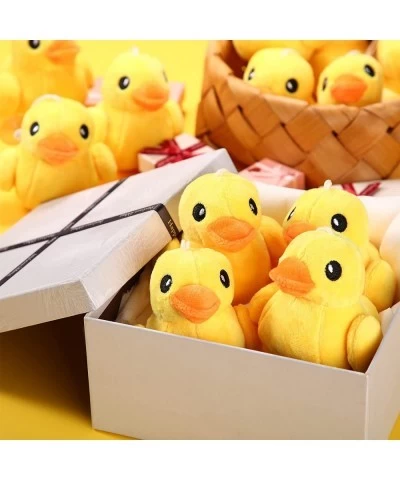 12 Pieces Stuffed Duck Plush Yellow Duck Stuffed Animal 4 Inches Duck Plush Soft Toy Small Duck Playset for Boys and Girls Ro...