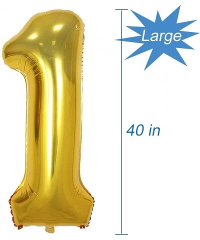 Gold Number 1 Balloon 40 Inch $14.57 Kids' Party Decorations