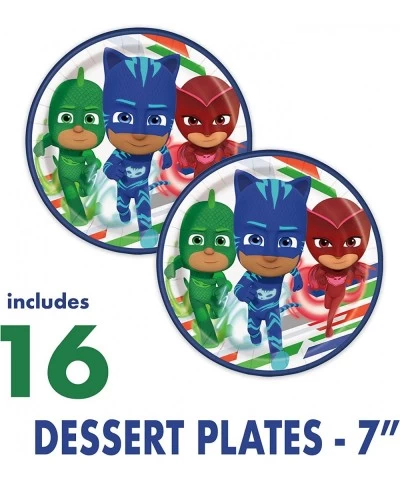 PJ Masks Birthday Party Supplies Set | PJ Mask Birthday Decorations | PJ Masks Party Supplies | For 16 Guests | For Boys and ...