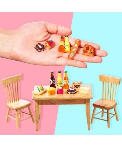 Miniature Food for Dollhouse Mini Stuff Food Drink Bottles Kitchen Accessories for Pretend Play Doll House Party Accessories ...