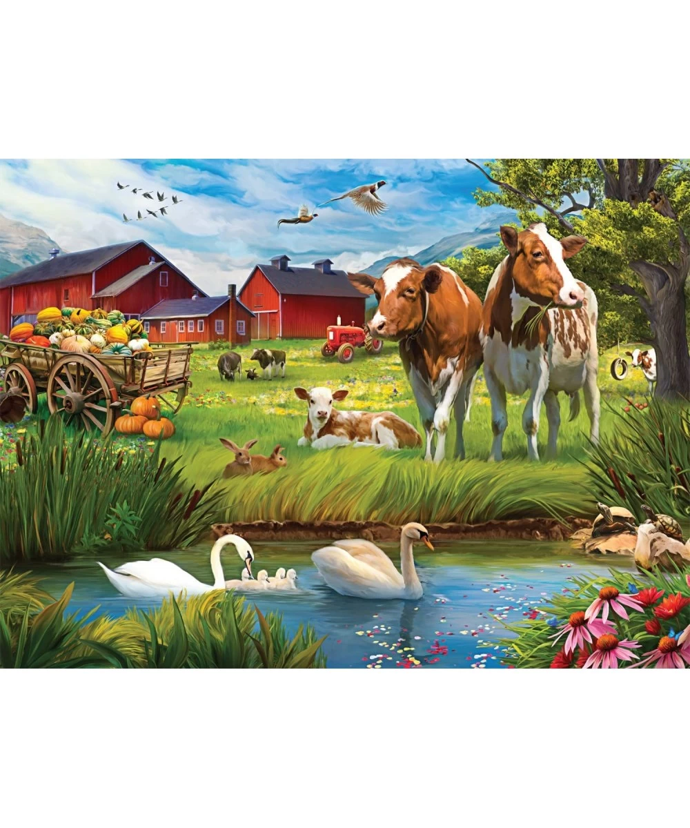 A Day Out at The Farm - 1000 Piece Jigsaw Puzzle $21.39 Jigsaw Puzzles