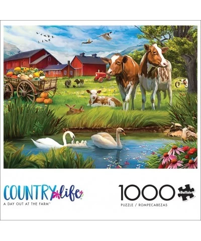 A Day Out at The Farm - 1000 Piece Jigsaw Puzzle $21.39 Jigsaw Puzzles