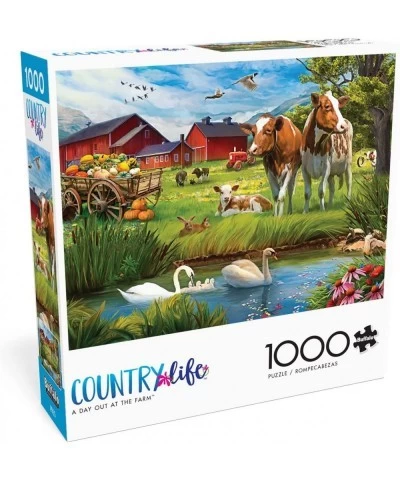 A Day Out at The Farm - 1000 Piece Jigsaw Puzzle $21.39 Jigsaw Puzzles