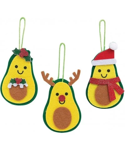 Christmas Avocado Ornament Craft Kit - Craft Kits - 12 Pieces $28.15 Craft Kits