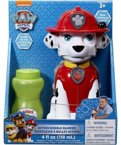 Little Kids Paw Patrol Marshall Action Bubble Blower $30.97 Bubble Blowing Products