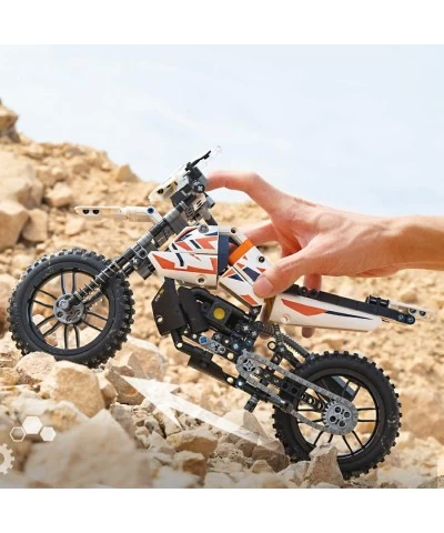 Motorcycle Building Block Mountain Off-Road Motorbike MOC Bricks Collectible Model Compatible with Lego (434 Pieces) $48.55 T...